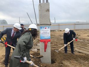 В Амге установили первую сваю поликлиники на 200 посещений в смену