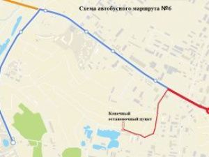 В Якутске внесли изменения в схему движения автобусного маршрута №6
