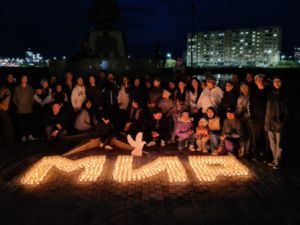 Сегодня на площади Матери состоялась акция «Голубь Мира», посвящённая 80-й годовщине окончания Второй мировой войны