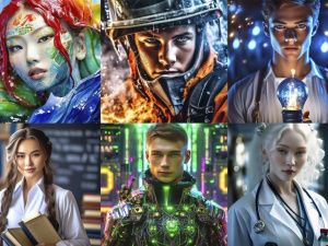 Нейросеть изобразила колледжи и техникумы Якутии в образе людей