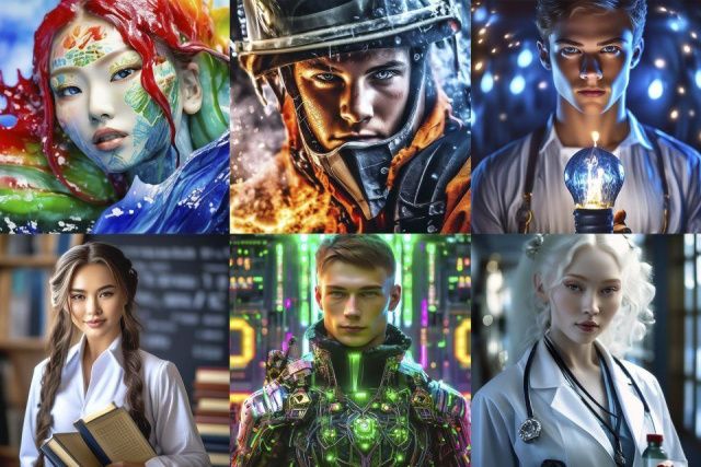 Нейросеть изобразила колледжи и техникумы Якутии в образе людей