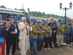 В Алдане состоялся торжественный  митинг, посвященный ветеранам – строителям Байкало-Амурской магистрали