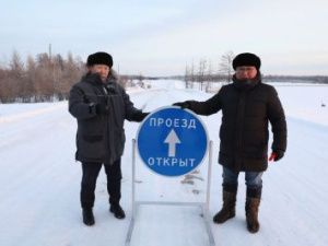 В Мегино-Кангаласском районе завершили реконструкцию подъездной дороги к селу Хоробут