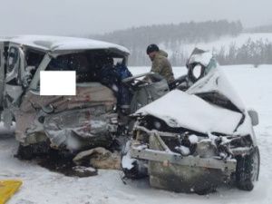 В результате столкновения на РАД «Умнас» в Хангаласском районе погибли четверо человек