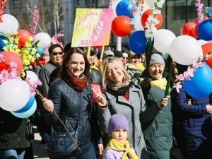 В Якутске на первомайскую демонстрацию вышли более 55 тысяч человек