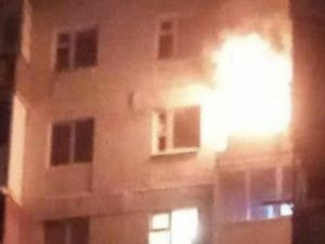 В Якутске произошел пожар, на тушение которого было привлечено 10 машин