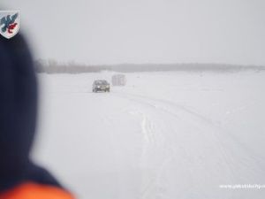 За выезд транспортного средства на лед в период введенных ограничений наложен административный штраф