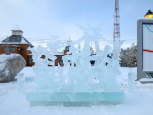 Названы победители конкурса ледовых скульптур «Новогодняя фантазия» на призы АК «Железные дороги Якутии»
