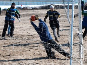 На базе исправительной колонии № 6 состоялся турнир по зимнему футболу среди осужденных