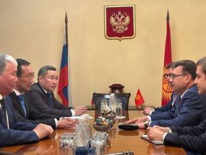 Глава Якутии встретился с Чрезвычайным и Полномочным Послом Российской Федерации в Киргизской Республике