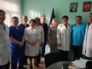 Якутские врачи работают в городе Докучаевск ДНР