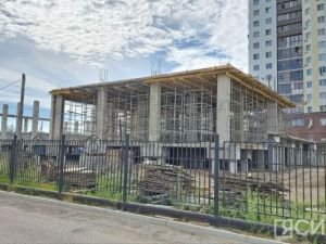 В строящейся школе самбо и дзюдо в Якутске возвели первый этаж