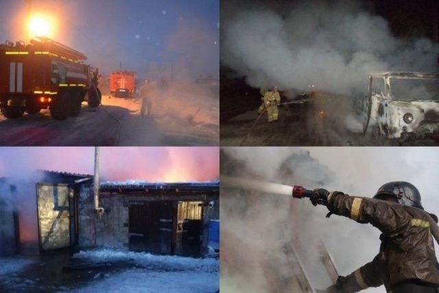 Трёх человек спасли из горящего дома в Алдане