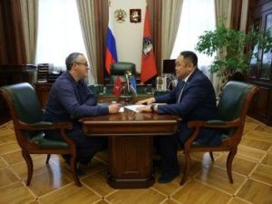 Альберт Семенов провел рабочую встречу с Председателем Мосгордумы Алексеем