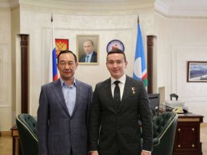 Глава Якутии Айсен Николаев встретился с Героем России Игорем Юргиным
