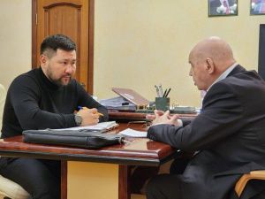 Евгений Григорьев обсудил с Юрием Коркиным вопросы создания системы ливневой канализации