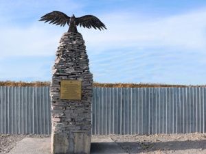 Территорию, прилегающую к учреждениям, украсили фигуры птиц