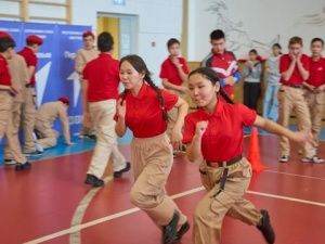 Юнармейцы Хатасской школы стали победителями муниципального этапа Всероссийской военно-патриотической игры «Зарница 2.0»
