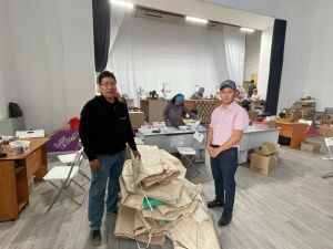 Госстройжилнадзор Якутии передал транспортировочные мешки биг-бэги для отправки помощи бойцам СВО