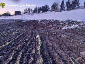 Предприниматель оштрафован на 549 тысяч рублей за незаконную добычу песчано-гравийной смеси на берегу Лены