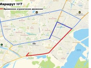 6 мая по маршруту Крестного хода полностью закроют движение транспортных средств