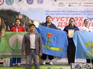 Мегино-Кангаласский улус вновь стал победителем чемпионата Якутии по мас-рестлингу
