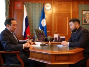 О чем говорили глава Якутии и Евгений Григорьев