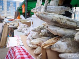 Море рыбы: Традиционная ярмарка развернулась на Комсомольской площади