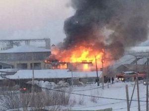 Причины крупного пожара в Якутске выясняются