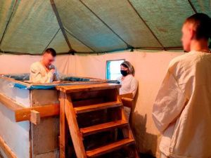 В исправительных учреждениях Якутии осужденные приняли участие в крещенских купаниях
