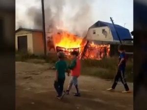 Видеофакт: В Якутске произошел сильный взрыв