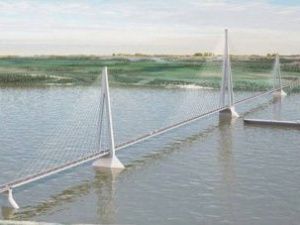 На месте строительства моста через Лену завершены бурение скважин и отбор грунта