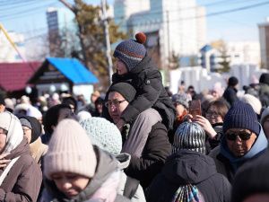 В Парке культуры и отдыха прошел общегородской праздник «Якутск, встречай весну!»