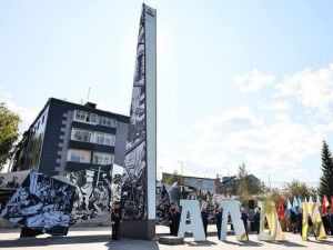 В Алдане открыли стелу «Город трудовой доблести»