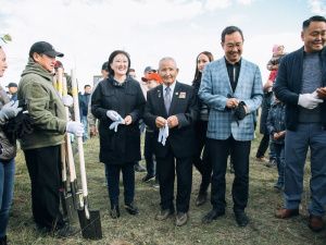 Накануне Дня города в Якутске состоялась закладка Парка Победы