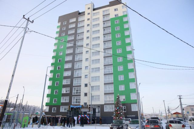 В Якутске новый жилой дом заселяют арендаторы