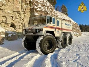 МЧС Якутии проводит испытания вездехода «Бурлак»