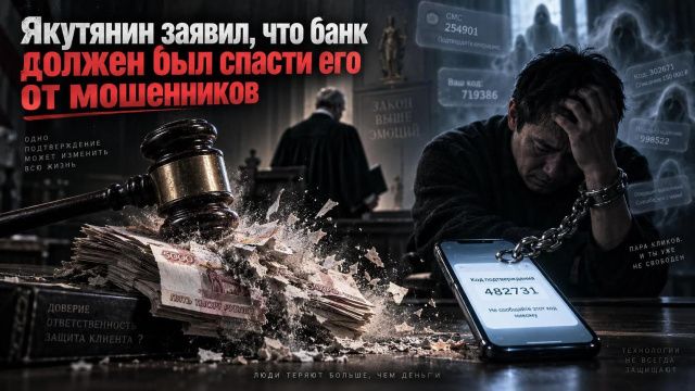Якутянин завил, что банк должен был спасти его от мошенников