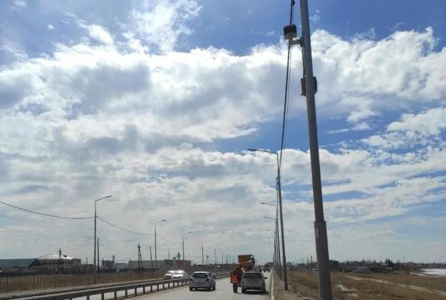 На республиканской автодороге «Нам» установили камеру видеоконтроля
