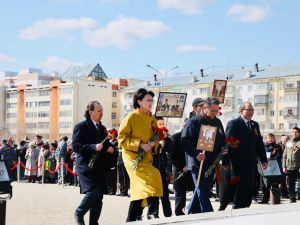 В Якутске отпраздновали 74-ю годовщину Великой Победы