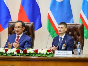 В Якутске чествовали Героя России Николая Евдокимова