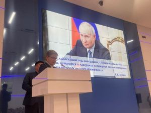 Марина Бахилина и Алексей Егоров приняли участие в форуме трудящихся женщин Якутии