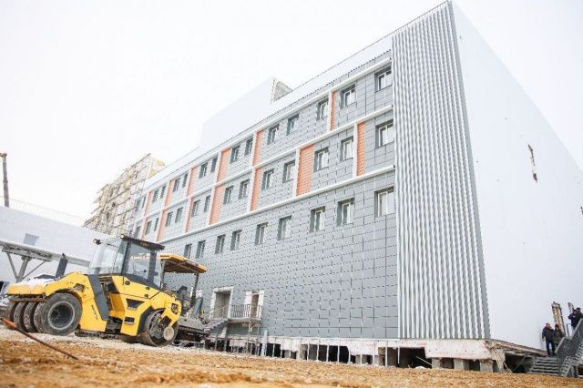 Завершается строительство «Квартала Труда» в Якутске