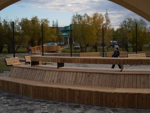 Обновлённая площадь «Майа сайына» в селе Майя – первое крупное общественное пространство в заречных улусах