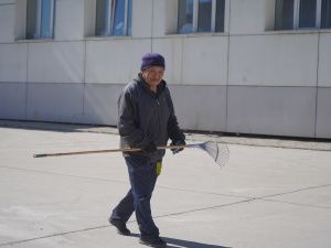 Дом дружбы народов встретил май субботником