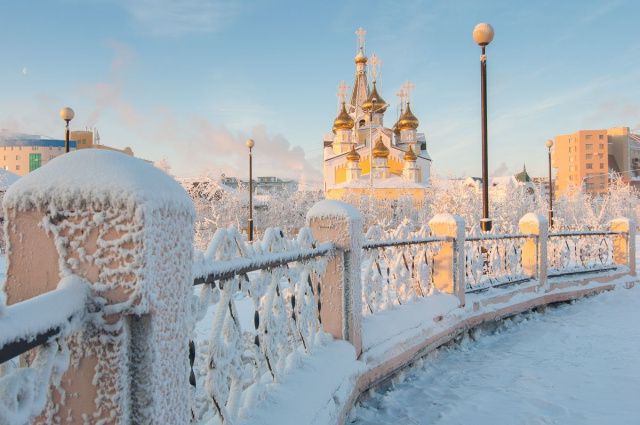 В Якутске до 16 февраля температура продержится ниже минус 40 градусов