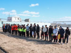 На базе исправительной колонии № 6 состоялся турнир по зимнему футболу среди осужденных