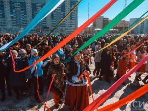 В Якутске встретили весну