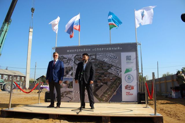 В микрорайоне «Спортивный» в Якутске началось строительство домов