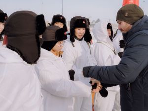 На озере Сайсары в Якутске воссоздали героическую битву на Ильмене